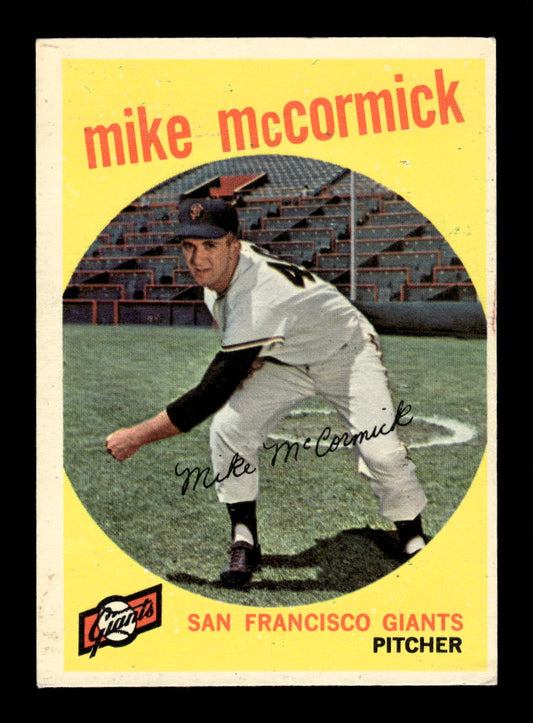 1959 Topps #148 Mike McCormick San Francisco Giants EXMT 10012966