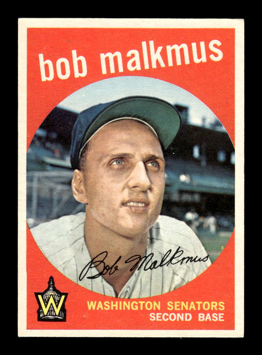 1959 Topps #151 Bob Malkmus Washington Senators EXMT 10012967