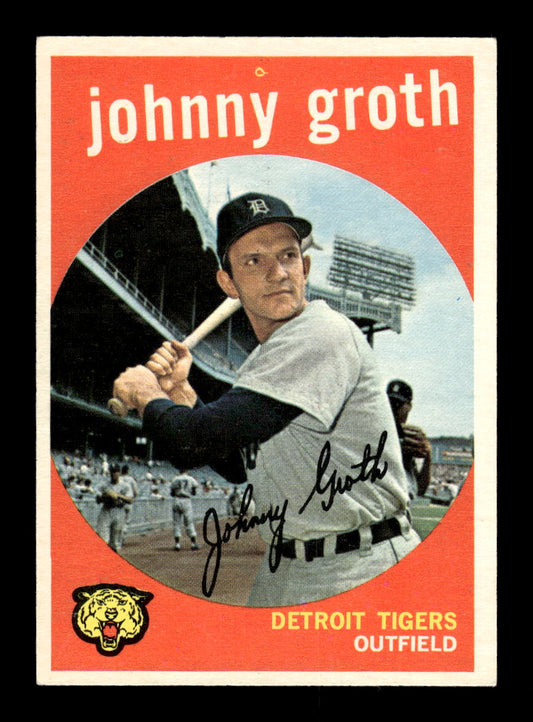 1959 Topps #164 Johnny Groth Detroit Tigers EXMT 10012972
