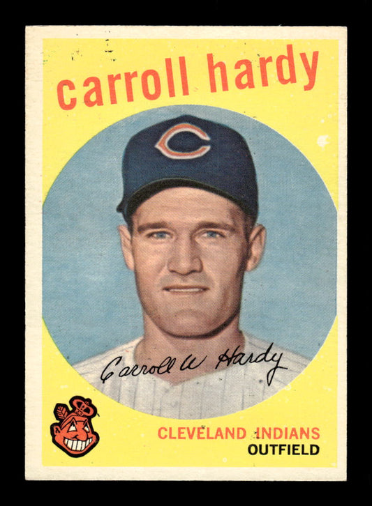 1959 Topps #168 Carroll Hardy Cleveland Indians EXMT 10012973