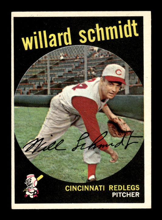 1959 Topps #171 Willard Schmidt Cincinnati Redlegs EXMT 10012974