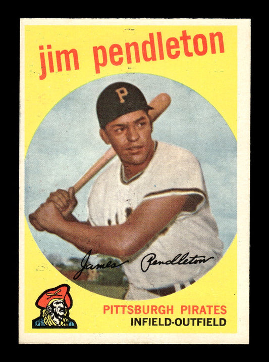 1959 Topps #174 Jim Pendleton Pittsburgh Pirates EXMT 10012975