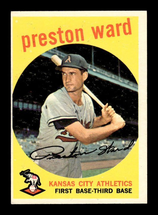 1959 Topps #176 Preston Ward Kansas City Athletics EXMT 10012976
