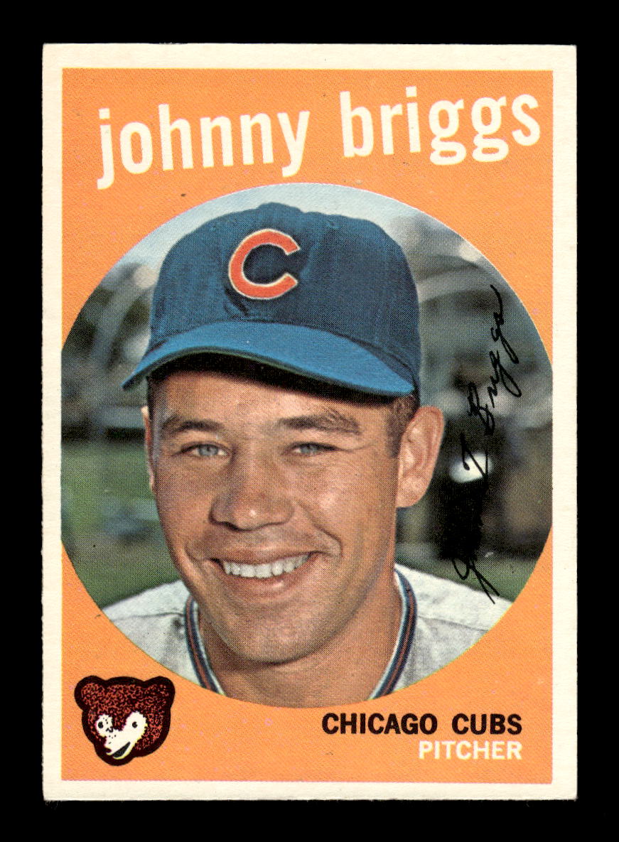 1959 Topps #177 Johnny Briggs Chicago Cubs EXMT 10012977
