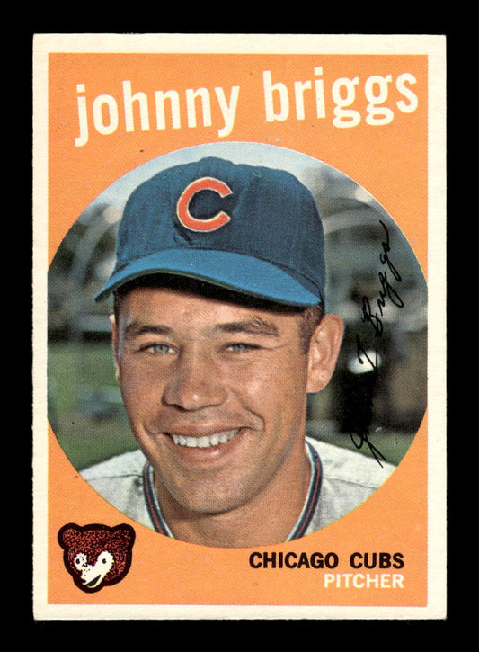1959 Topps #177 Johnny Briggs Chicago Cubs EXMT 10012977