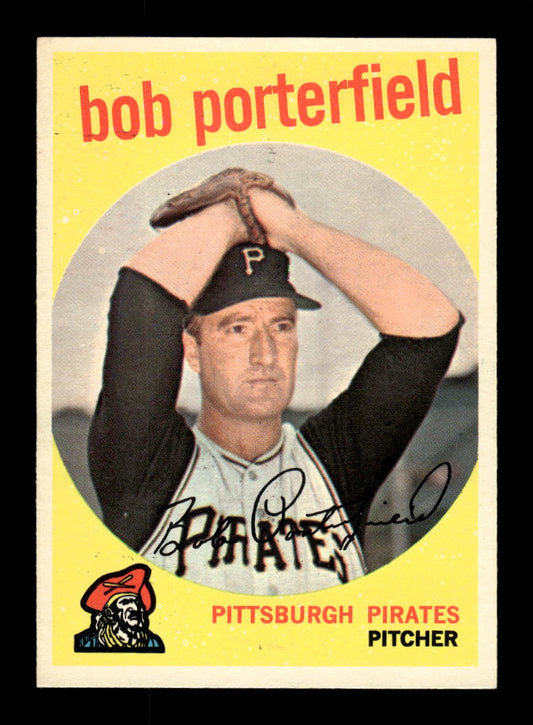 1959 Topps #181 Bob Porterfield Pittsburgh Pirates EXMT 10012979
