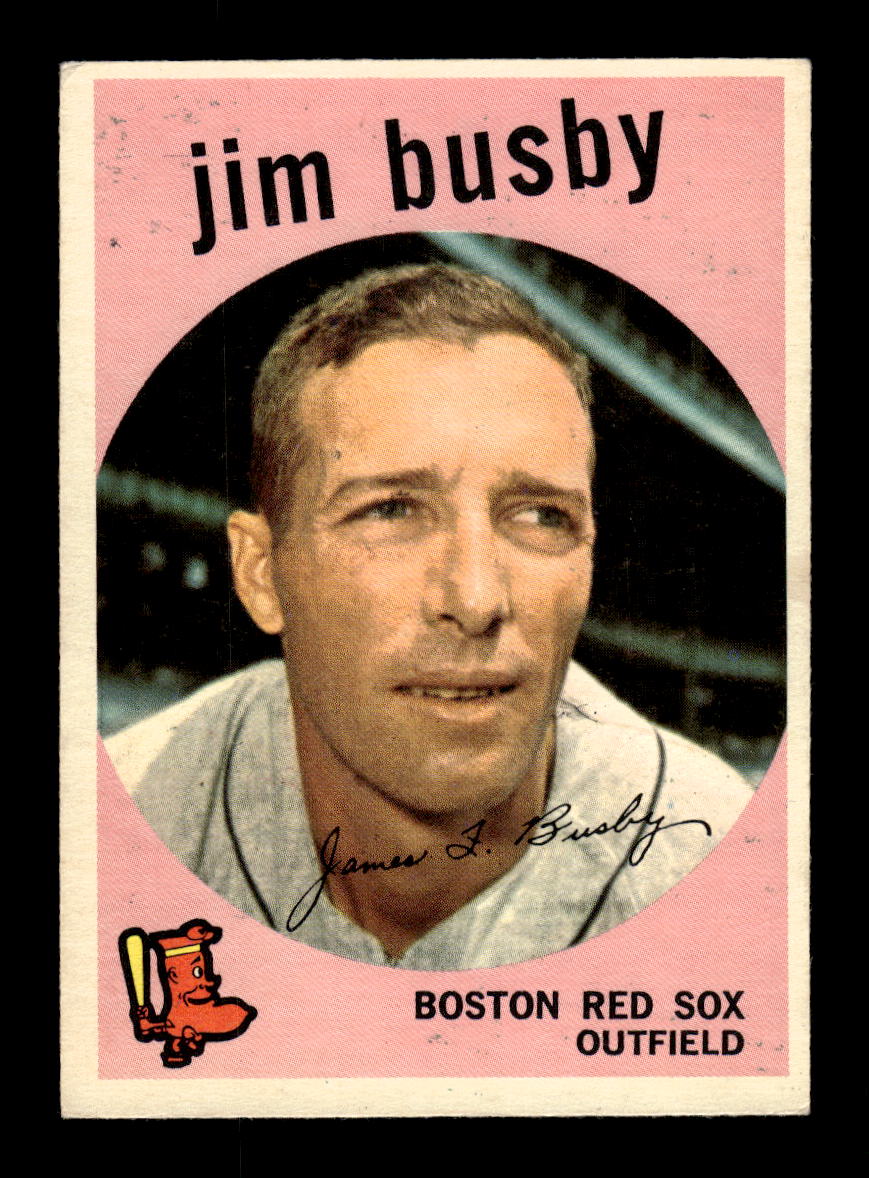 1959 Topps #185 Jim Busby Boston Red Sox EXMT 10012980