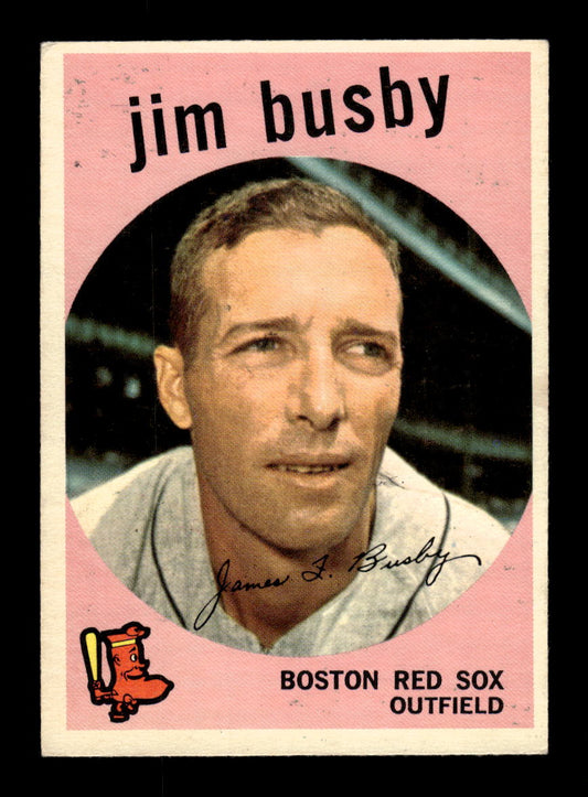 1959 Topps #185 Jim Busby Boston Red Sox EXMT 10012980