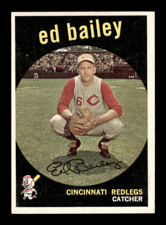 1959 Topps #210b Ed Bailey Cincinnati Redlegs EXMT 10012983