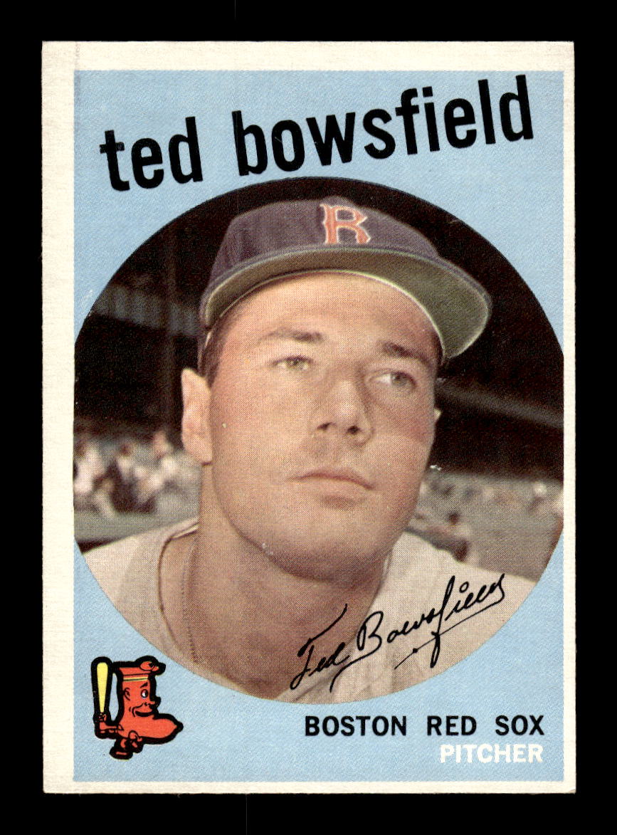 1959 Topps #236a Ted Bowsfield Boston Red Sox EXMT 10012994