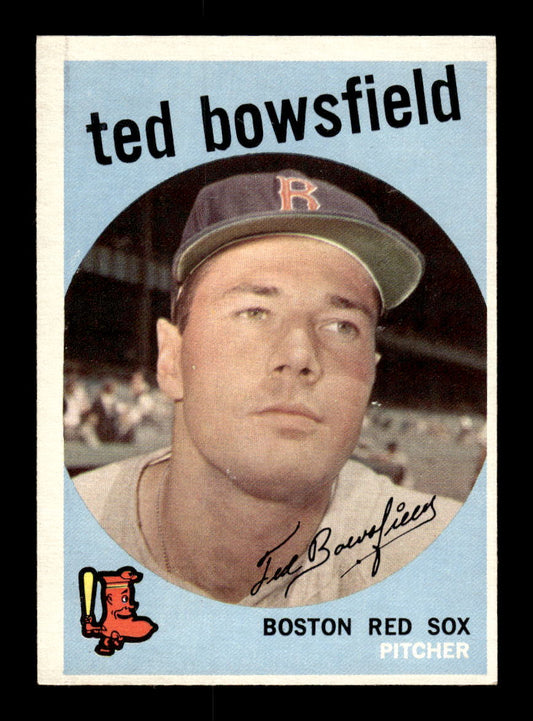1959 Topps #236a Ted Bowsfield Boston Red Sox EXMT 10012994