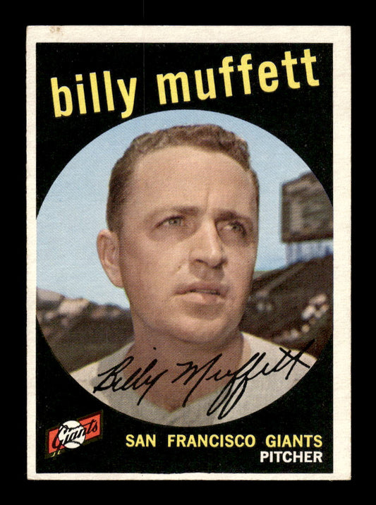 1959 Topps #241b Billy Muffett San Francisco Giants EXMT 10012995