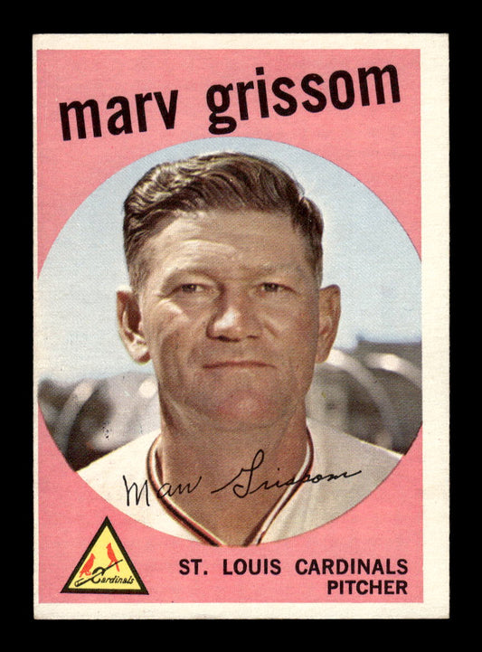 1959 Topps #243b Marv Grissom St. Louis Cardinals EXMT 10012997
