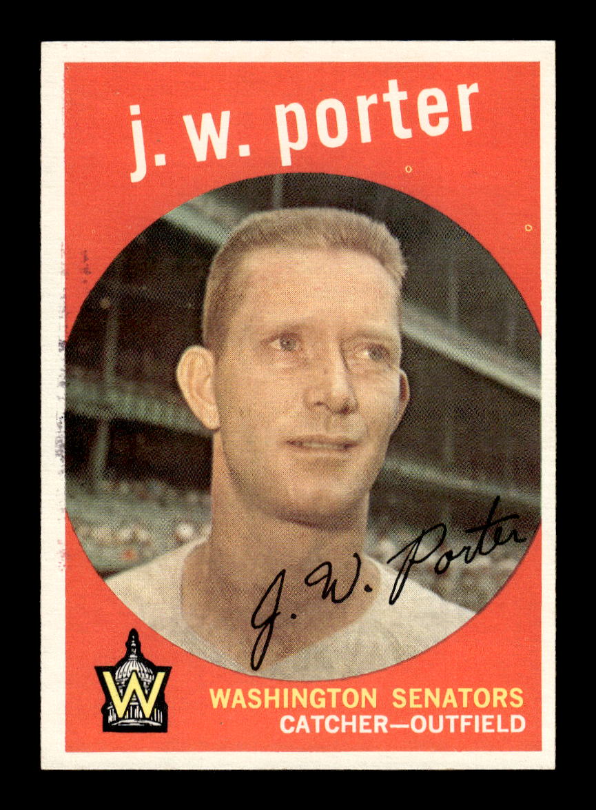 1959 Topps #246a J.W. Porter Washington Senators EXMT 10012999