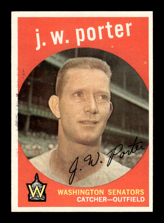 1959 Topps #246a J.W. Porter Washington Senators EXMT 10012999