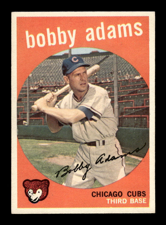 1959 Topps #249b Bobby Adams Chicago Cubs EXMT 10013000