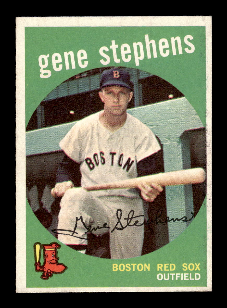 1959 Topps #261a Gene Stephens Boston Red Sox EXMT 10013003