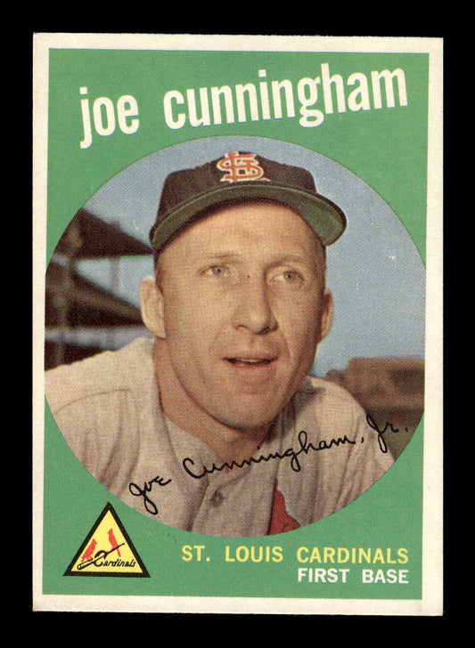 1959 Topps #285b Joe Cunningham St. Louis Cardinals EXMT 10013009