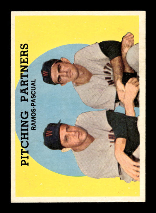1959 Topps #291 Pitching Partners Washington Senators EXMT 10013013