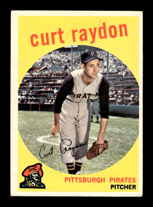 1959 Topps #305 Curt Raydon Pittsburgh Pirates EXMT 10013019