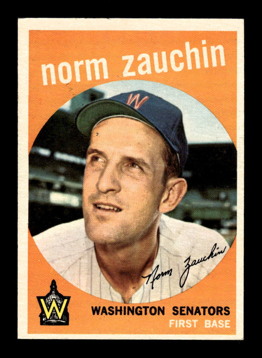 1959 Topps #311 Norm Zauchin Washington Senators EXMT 10013024