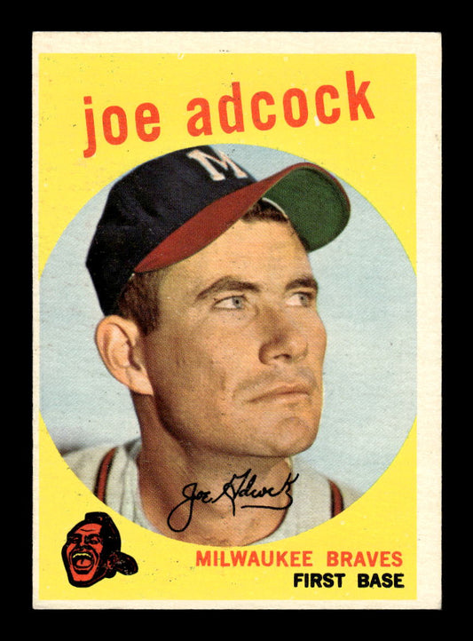 1959 Topps #315 Joe Adcock Milwaukee Braves EXMT 10013025