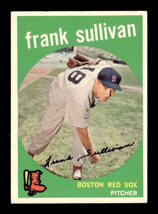 1959 Topps #323 Frank Sullivan Boston Red Sox EXMT 10013028