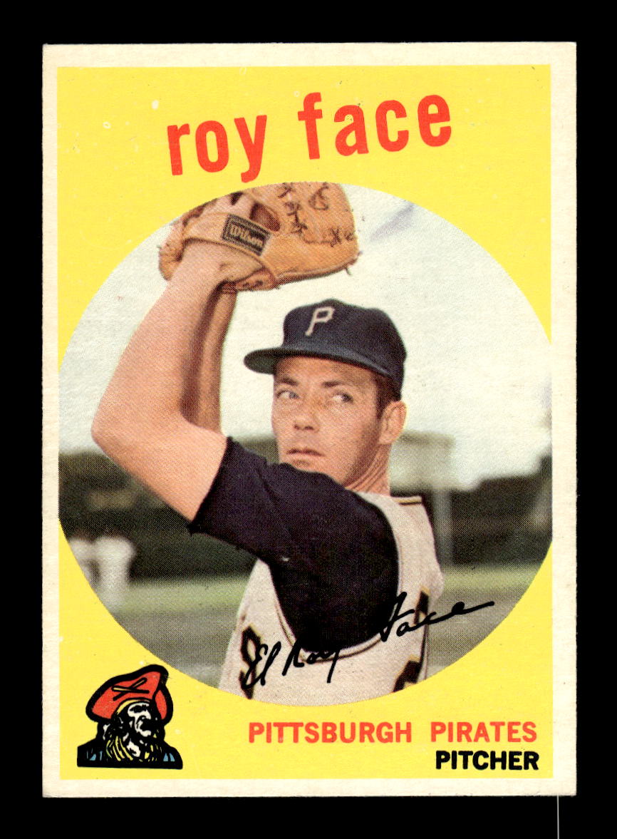 1959 Topps #339 Roy Face Pittsburgh Pirates EXMT 10013033
