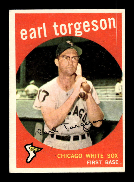 1959 Topps #351 Earl Torgeson Chicago White Sox EXMT 10013034