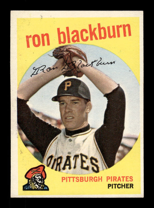 1959 Topps #401 Ron Blackburn Pittsburgh Pirates EXMT 10013036
