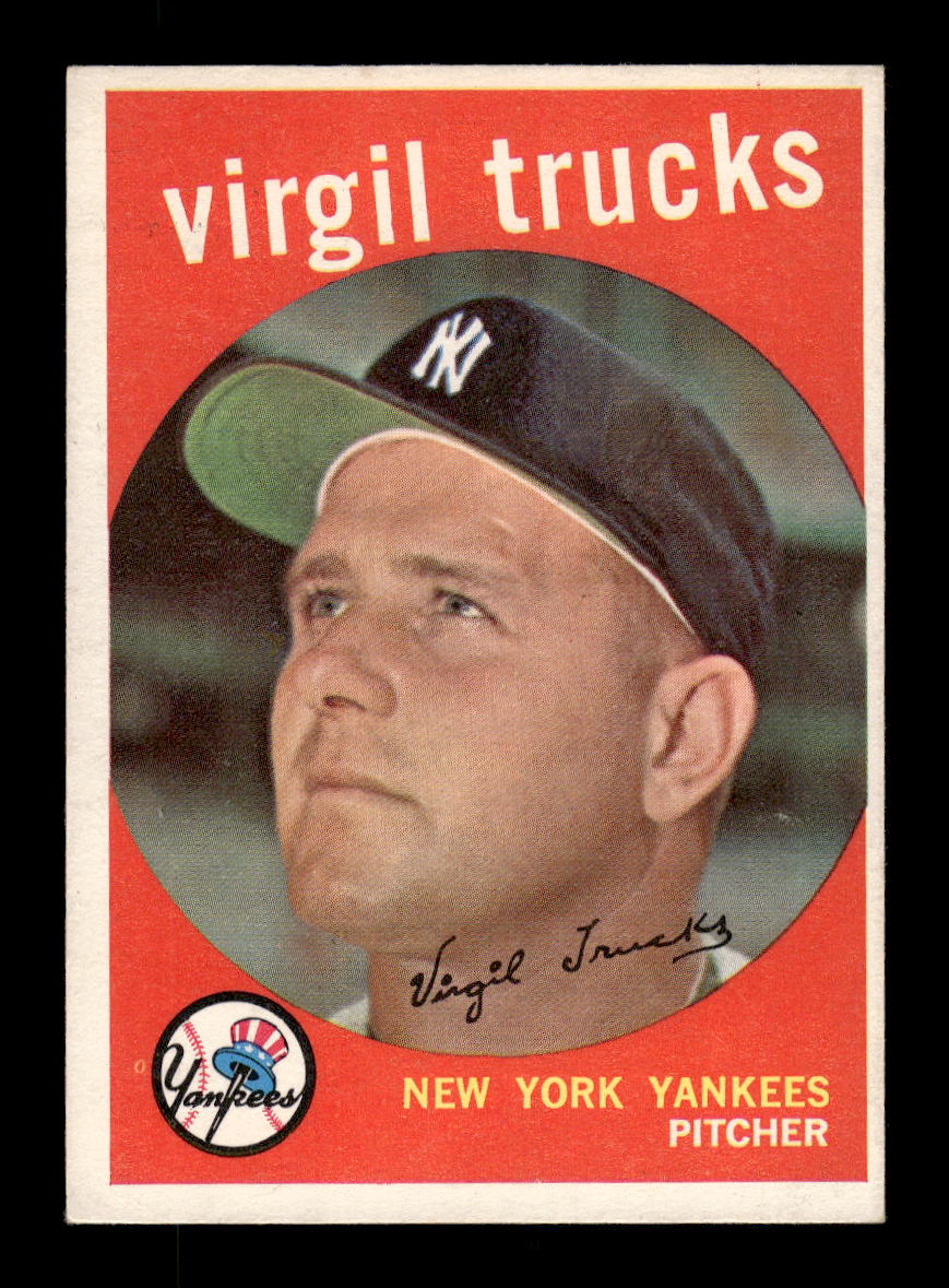 1959 Topps #417 Virgil Trucks New York Yankees EXMT 10013041