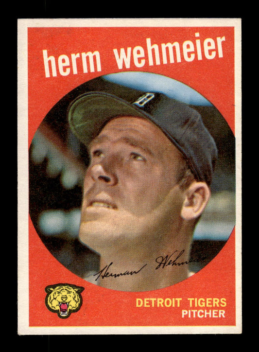 1959 Topps #421 Herm Wehmeier Detroit Tigers EXMT 10013042