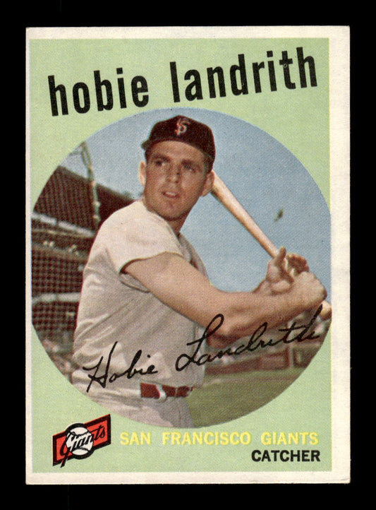 1959 Topps #422 Hobie Landrith San Francisco Giants EXMT 10013043