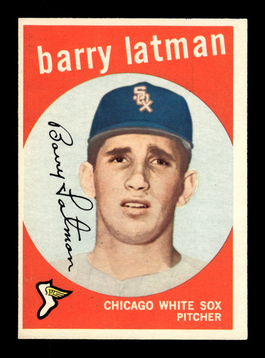 1959 Topps #477 Barry Latman Chicago White Sox EXMT 10013053