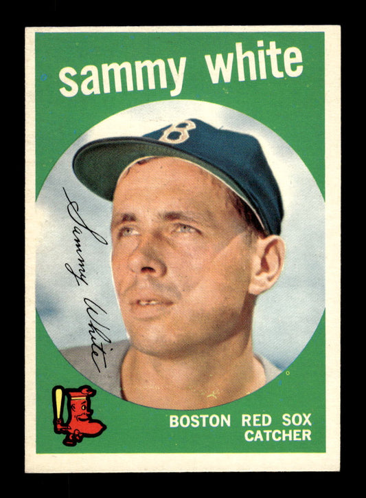 1959 Topps #486 Sammy White Boston Red Sox EXMT 10013055