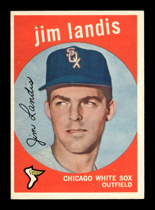 1959 Topps #493 Jim Landis Chicago White Sox EXMT 10013057