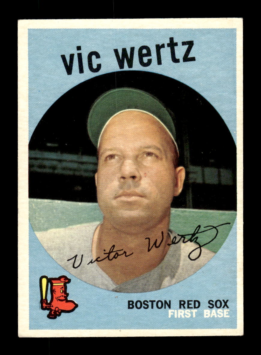 1959 Topps #500 Vic Wertz Boston Red Sox EXMT 10013059