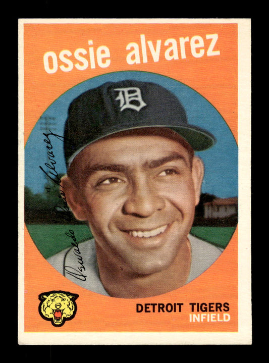 1959 Topps #504 Ossie Alvarez Detroit Tigers EXMT 10013062