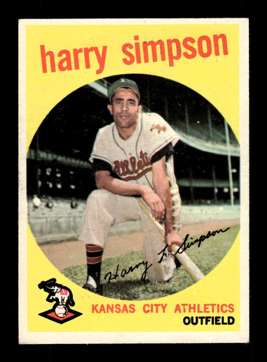 1959 Topps #333 Harry Simpson Kansas City Athletics EXMT 10013064