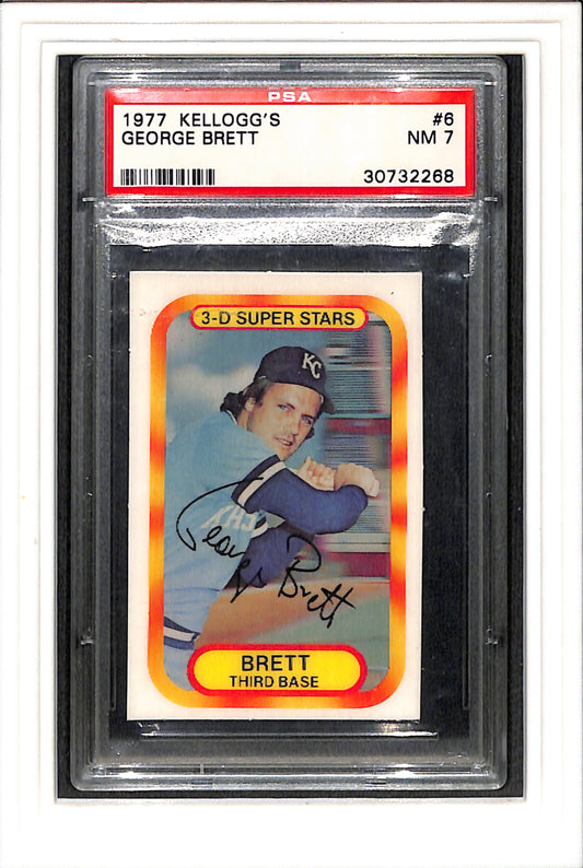 1977 Kellogg'S #6 George Brett PSA 7 SN 30732268