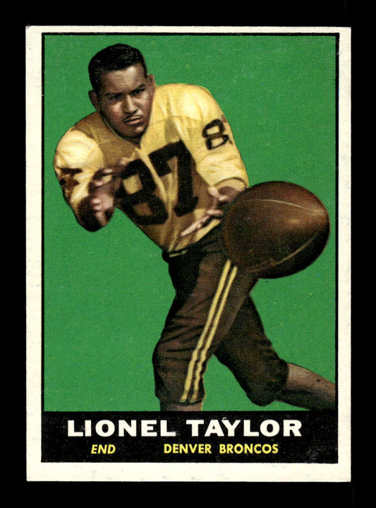 1961 Topps #190 Lionel Taylor Denver Broncos EXMT 10013104