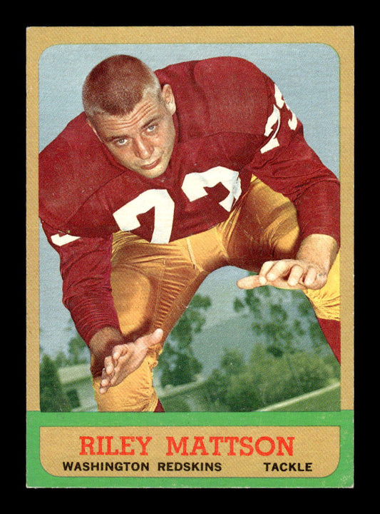 1963 Topps #164 Riley Mattson Washington Redskins EXMT 10013112