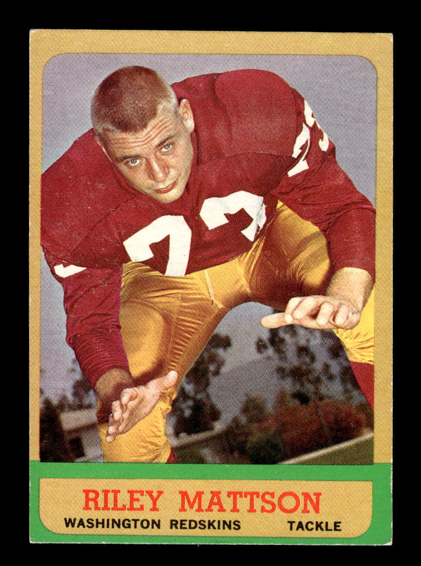 1963 Topps #164 Riley Mattson Washington Redskins EXMT 10013113