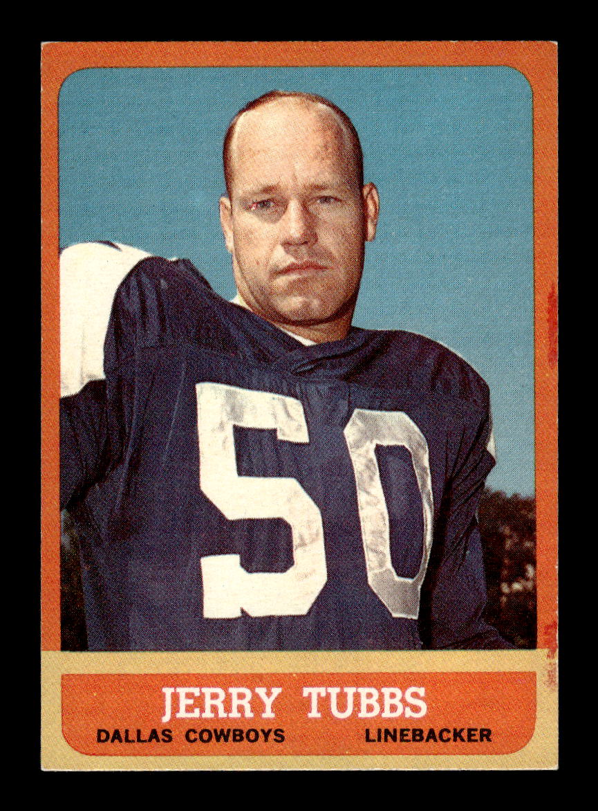 1963 Topps #80 Jerry Tubbs Dallas Cowboys EXMT 10013116