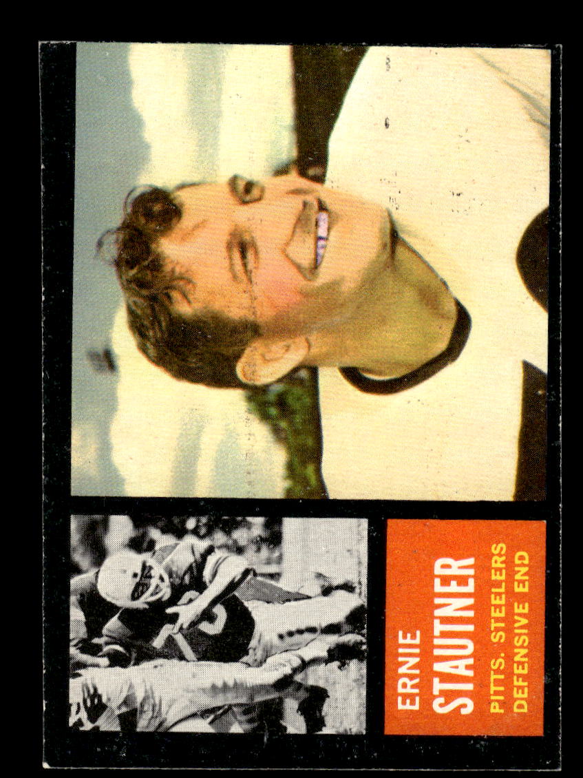 1962 Topps #134 Ernie Stautner Pittsburgh Steelers EXMT 10013117