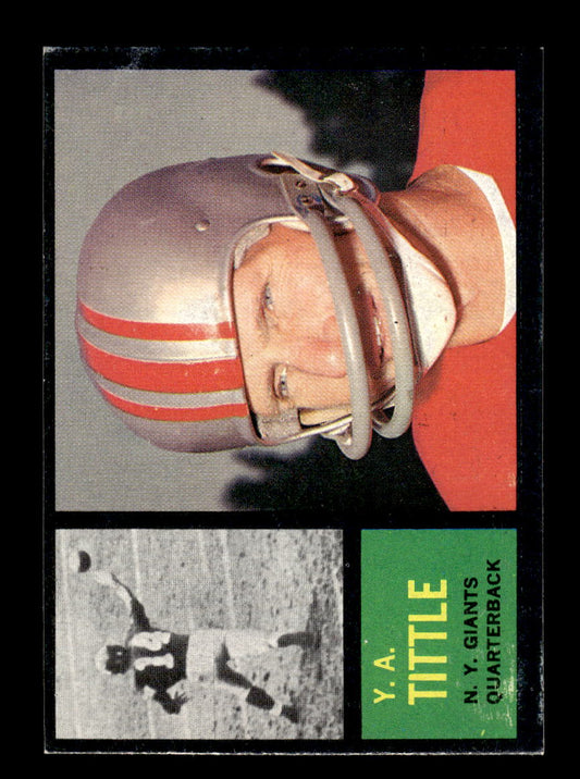 1962 Topps #102 Y.A. Tittle New York Giants EXMT 10013118