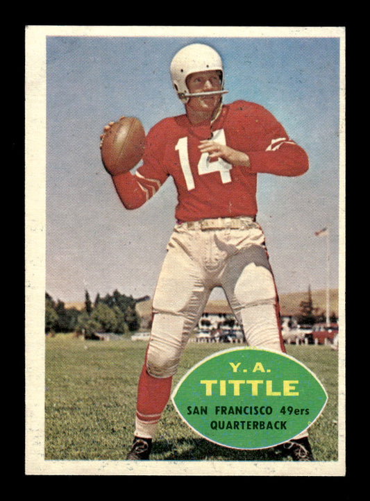 1960 Topps #113 Y.A. Tittle San Francisco 49ers EXMT 10013121