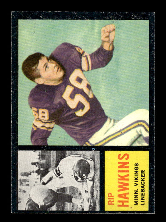 1962 Topps #98 Rip Hawkins Minnesota Vikings EXMT 10013127