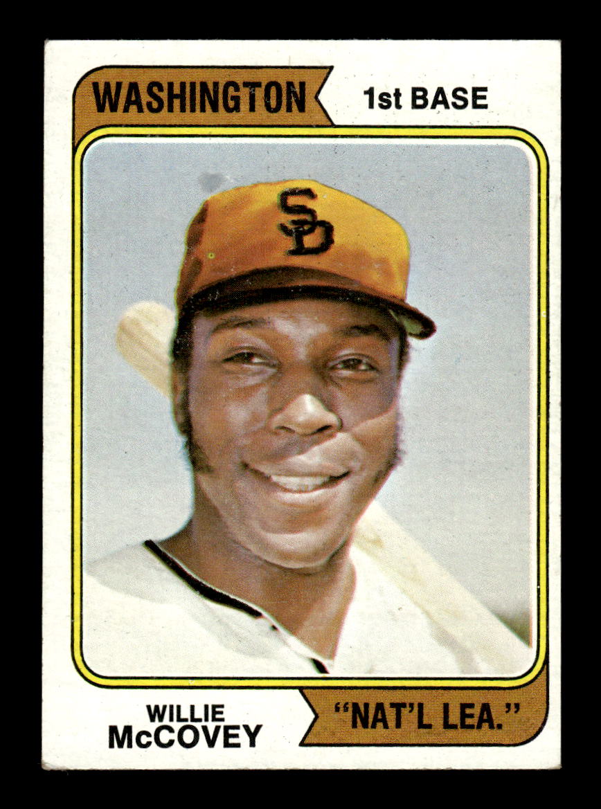 1974 Topps #250 Willie McCovey SP Washington EX 10013137