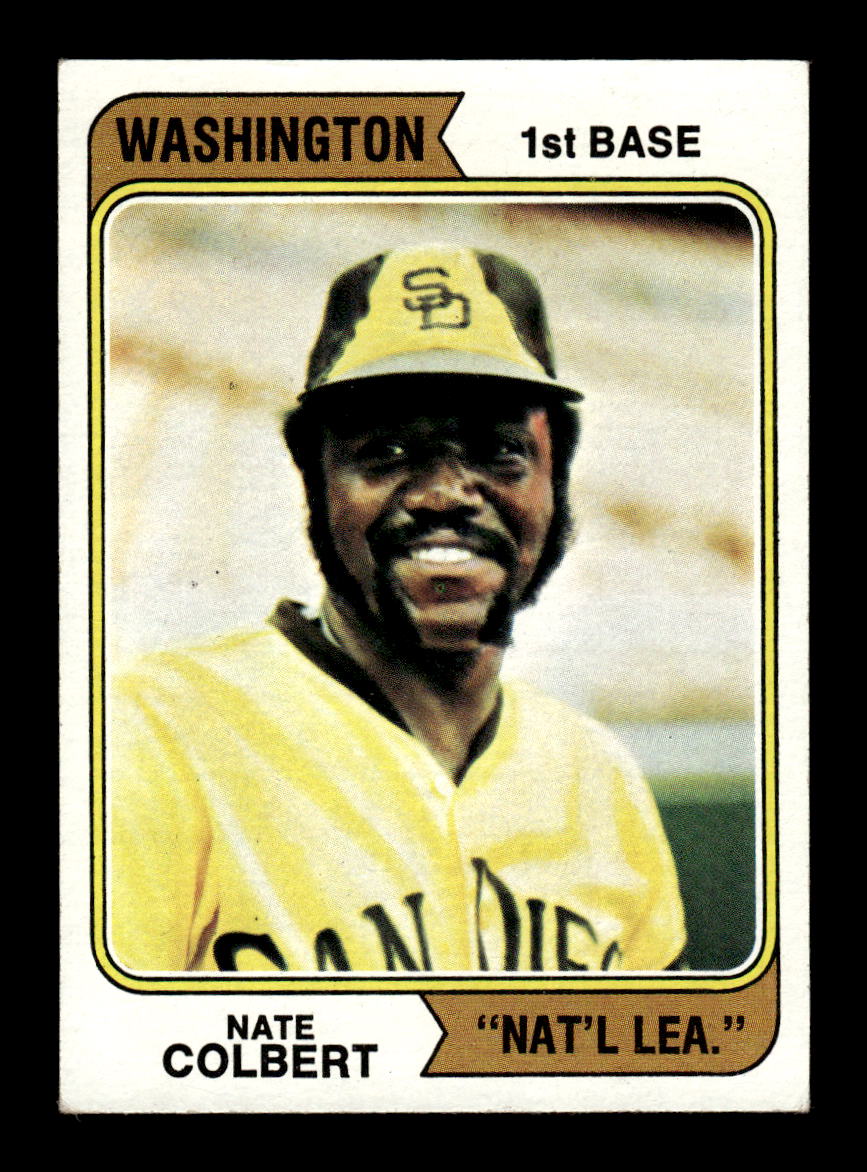 1974 Topps #125 Nate Colbert SP Washington EX 10013138